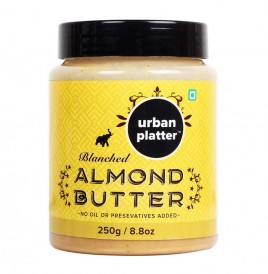 Urban Platter Blanched Almond Butter   Plastic Jar  250 grams